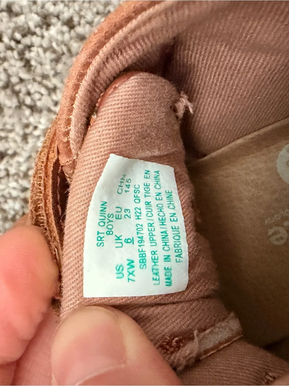 Stride Rite durable leather